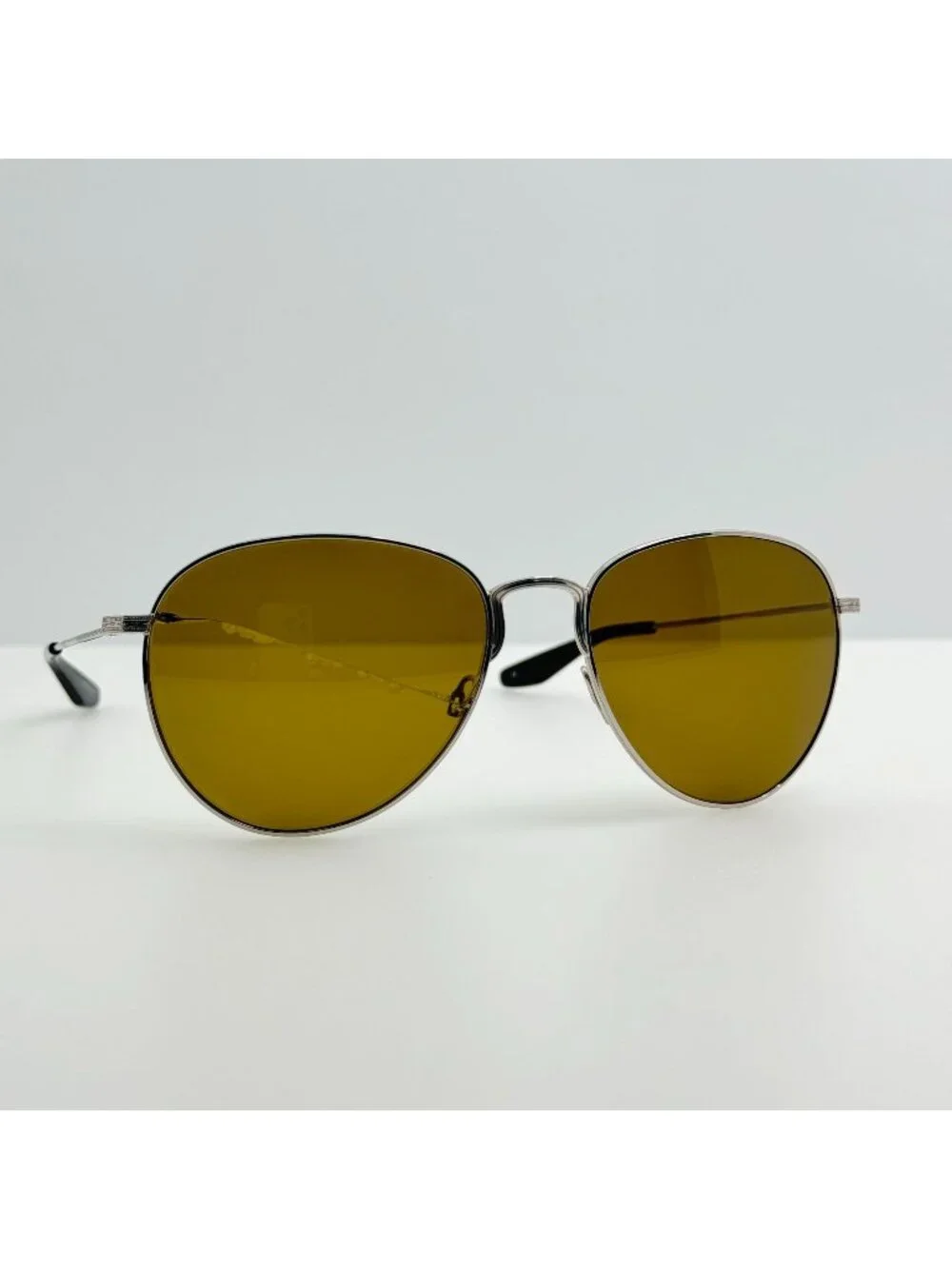 Barton Perreira Sunglasses Cruisaire SIL/VBR Japan 56-17-145 Cracked Lens